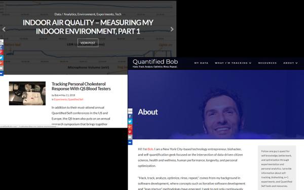 ニューヨークの先鋭的なバイオハッカー「BOB TROIA」のサイト「Quantified Bob」の世界